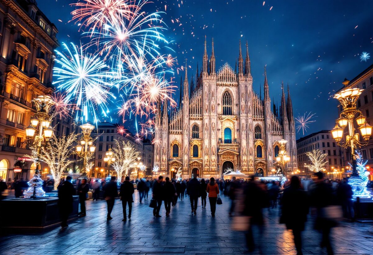 Capodanno a Milano: oltre 20mila persone in piazza Duomo tra risse e controlli