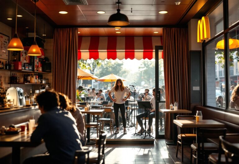 Un concerto gastronomico sorprende Milano al McDonald’s di Piazza Duomo