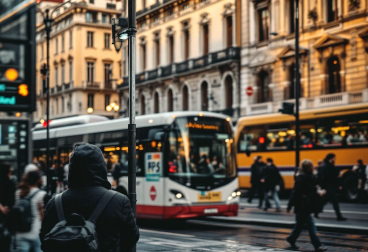 Controlli della polizia locale sui bus di Milano: sicurezza in aumento