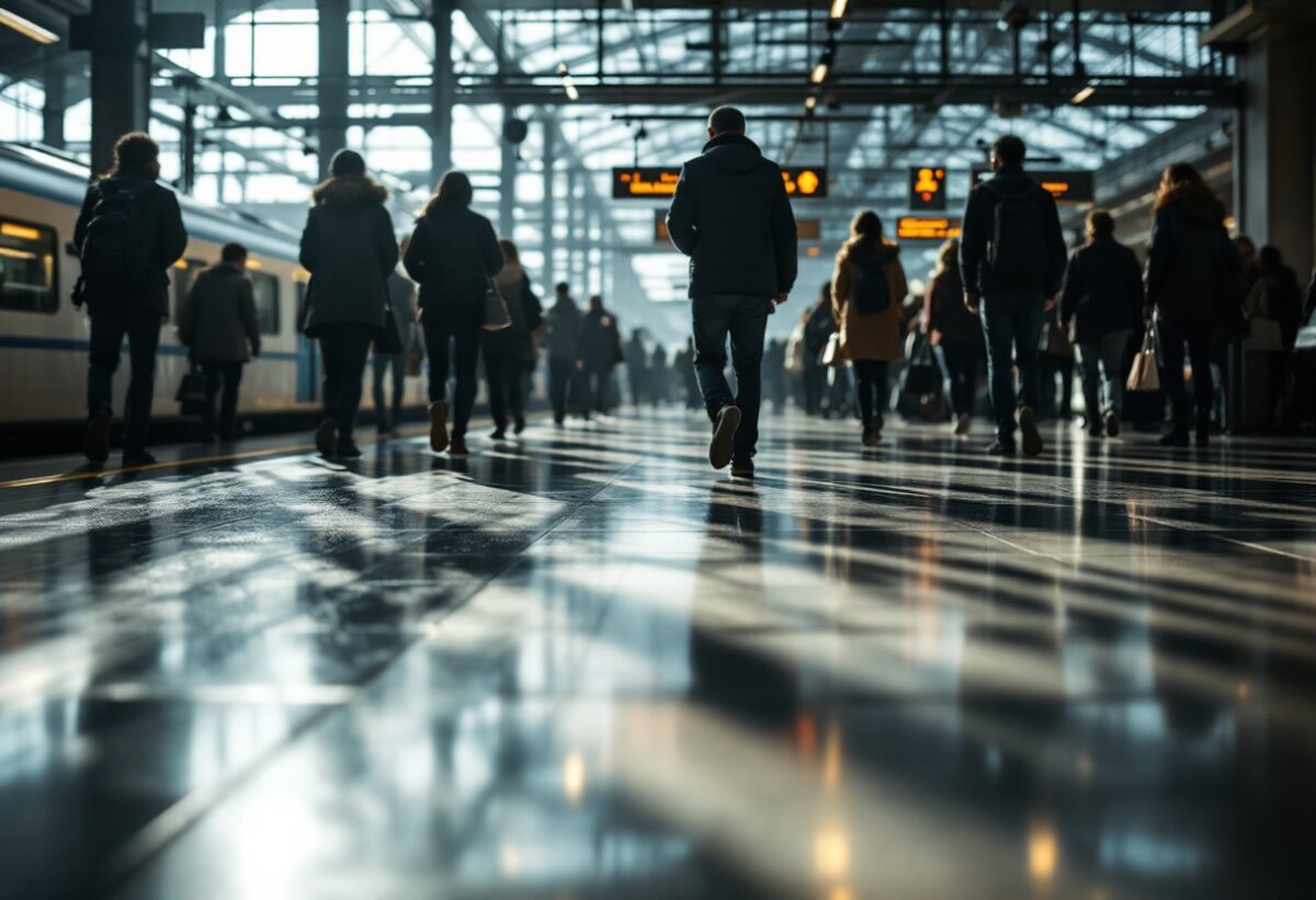 Aggressione in stazione: giovane ferito ma coraggioso ritorno a casa