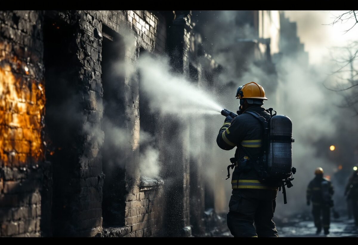 Incendi a Milano: il dramma di Corsico e gli interventi dei vigili del fuoco