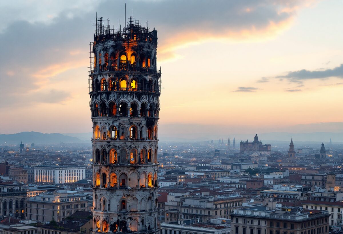 Incendio alla Torre dei Moro: testimonianze e responsabilità