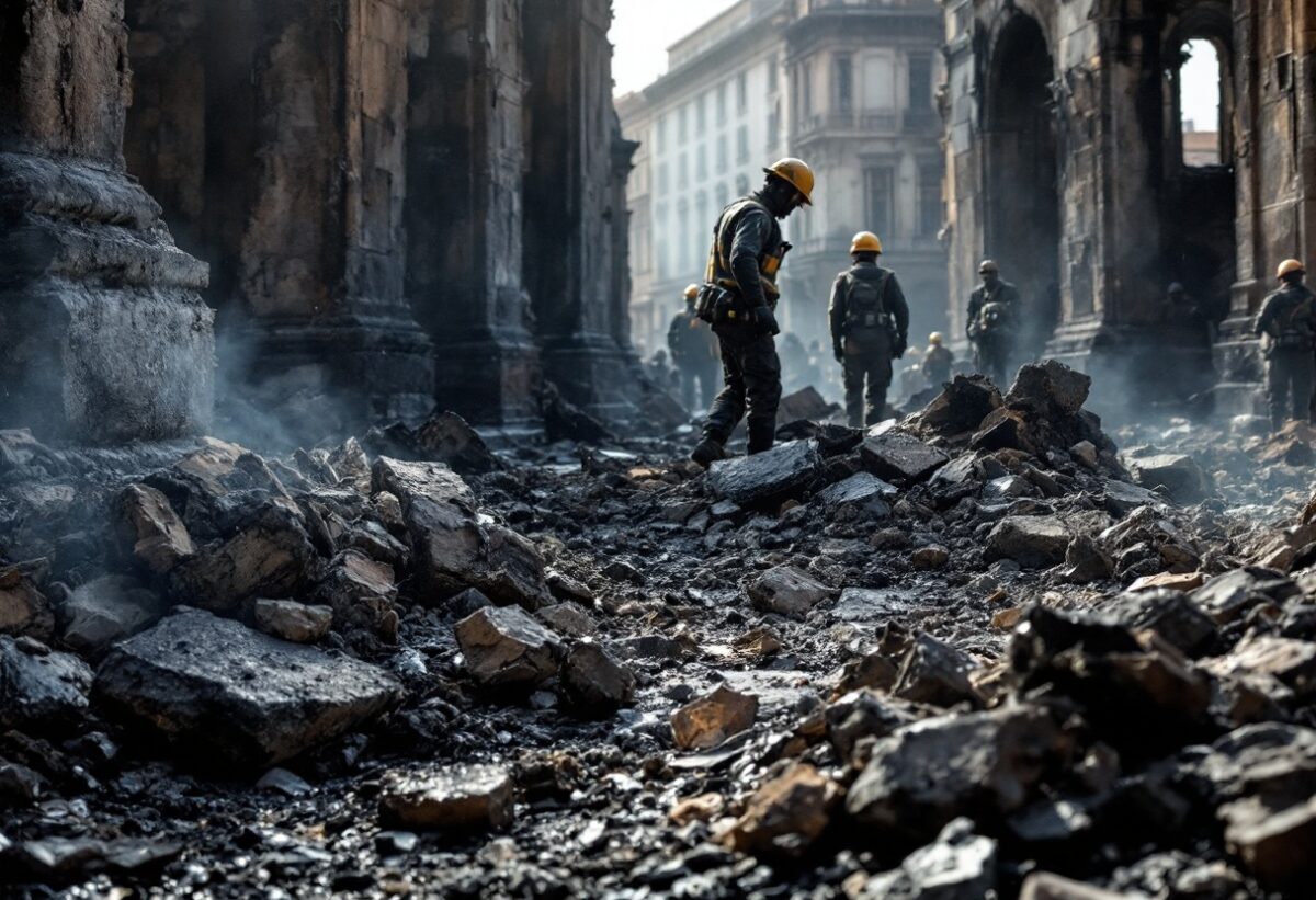 Incendio ai Bastioni di Porta Nuova: intervento tempestivo dei vigili del fuoco