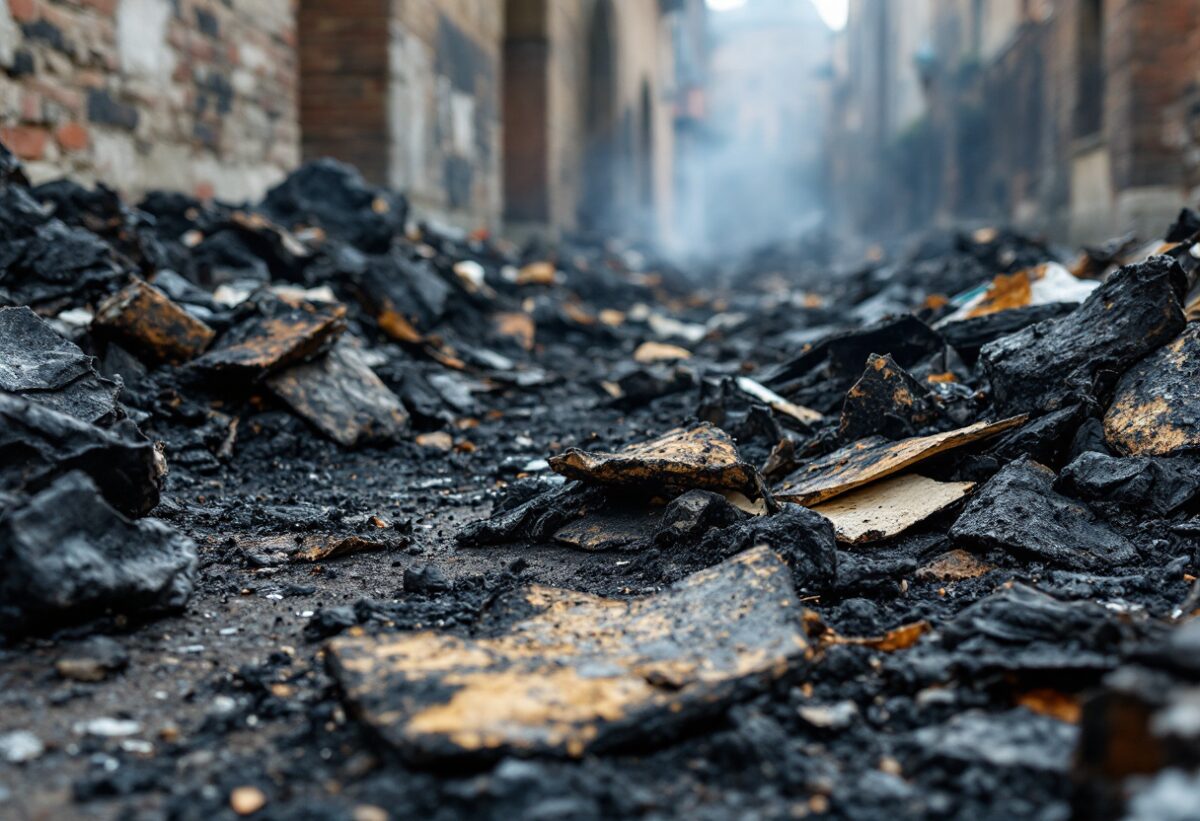 Incendio notturno ai Bastioni di Porta Nuova: intervento tempestivo dei vigili del fuoco