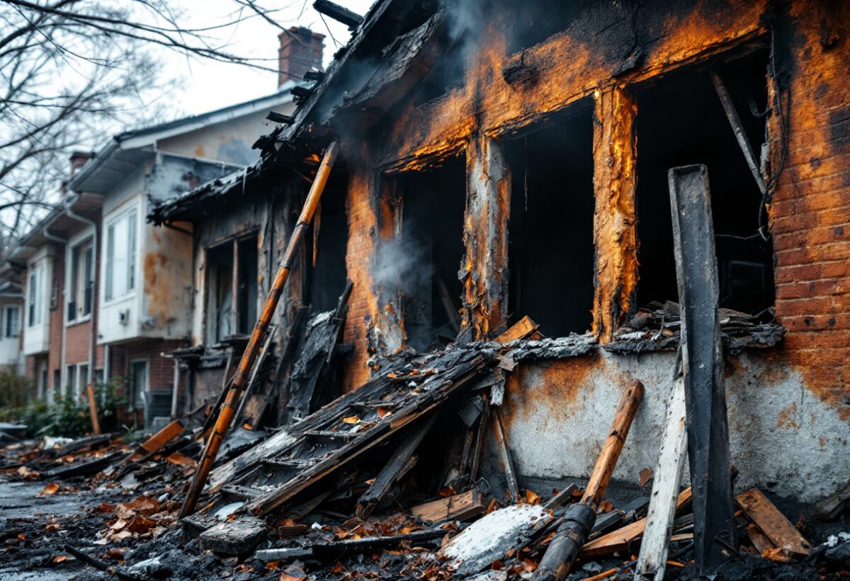 Tragedia a Gorgonzola: anziano muore in un incendio domestico