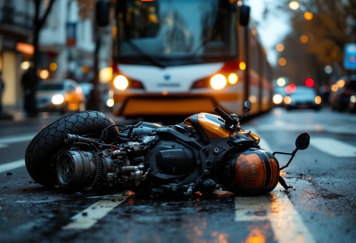 Grave incidente stradale a Milano: due feriti in scontro tra tram e moto