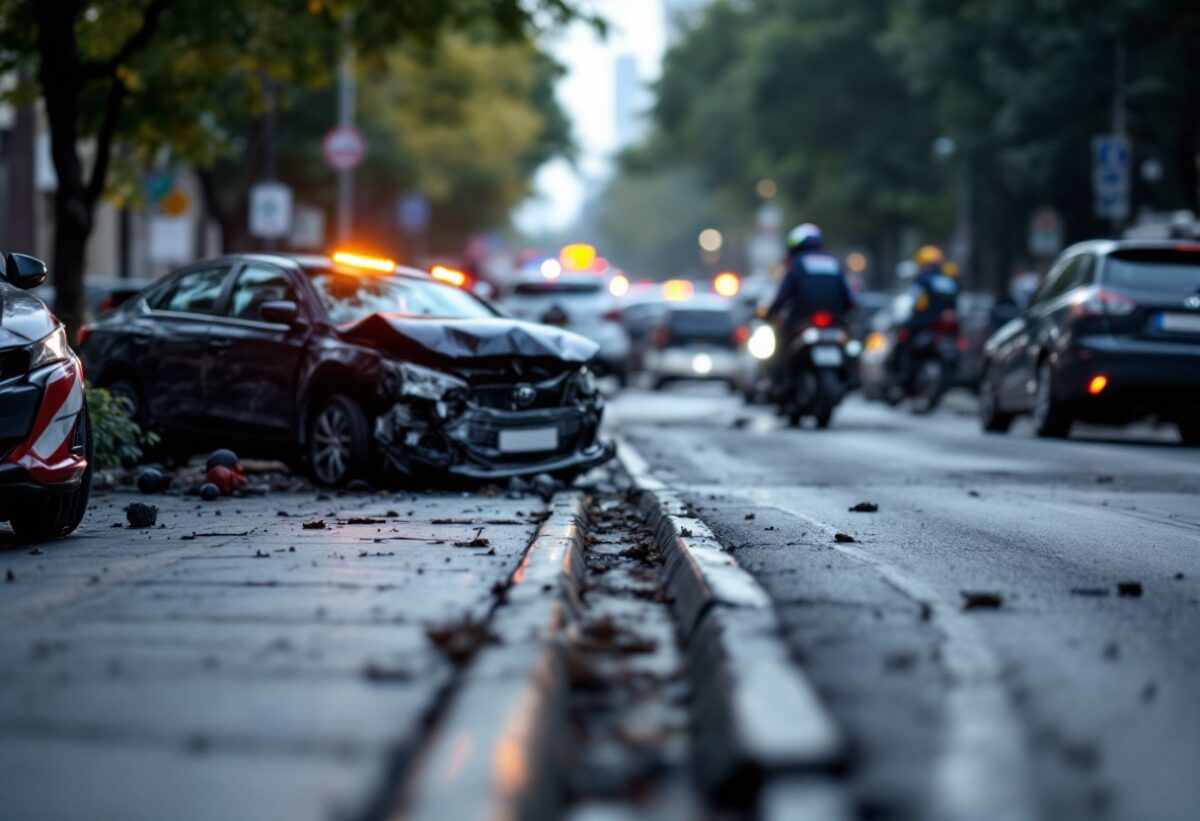 Incidente stradale a San Giuliano Milanese: tre feriti ma nessun grave pericolo