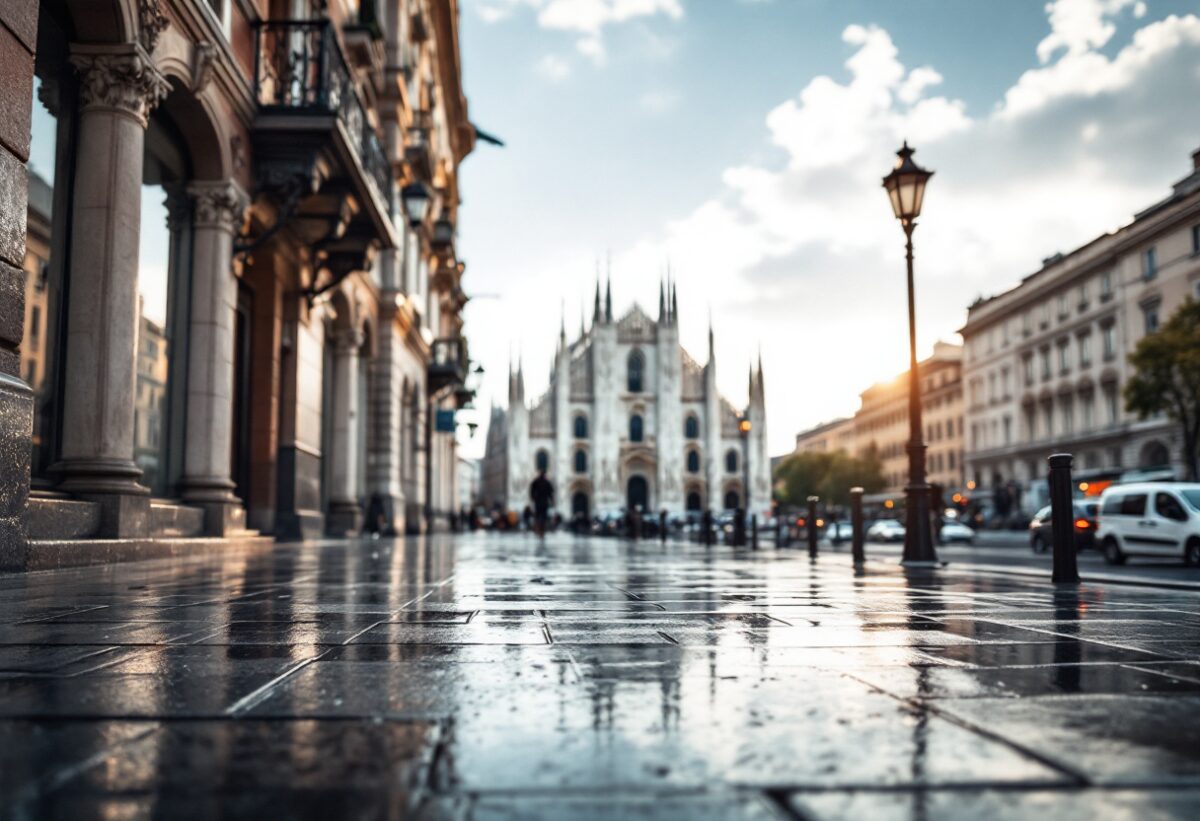 Previsioni meteo a Milano: sole e pioggia nel fine settimana