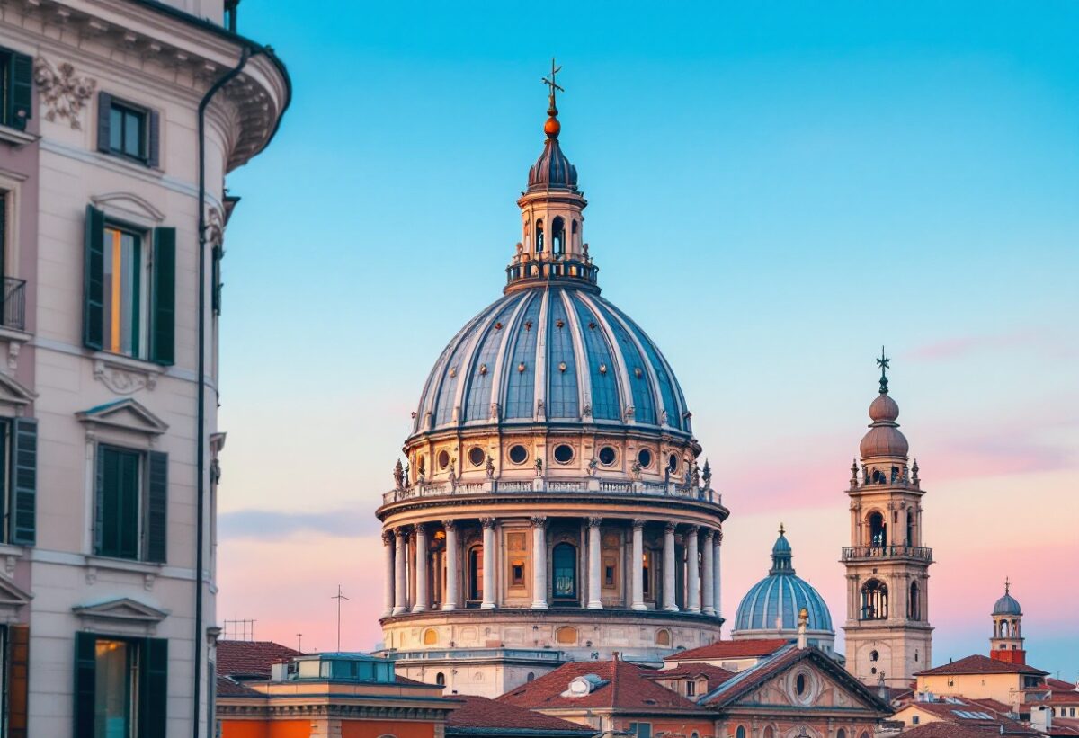 Il giovane urban climber conquista la Cupola di Novara