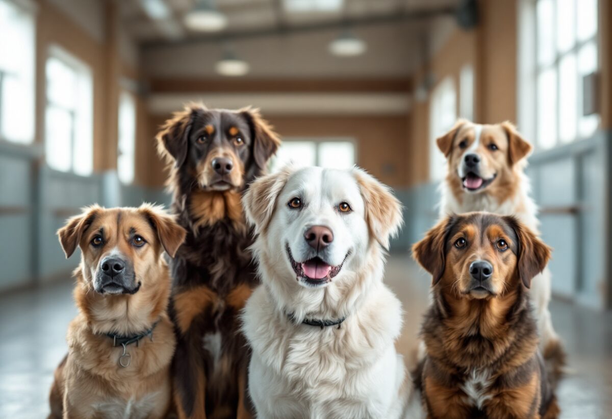 Cani salvati da un immobile abbandonato: arrestati i responsabili