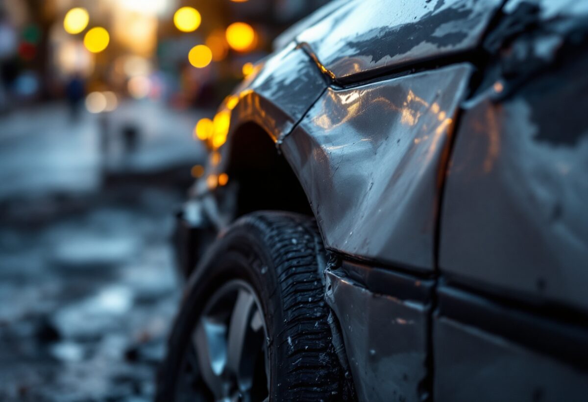 Incidente stradale: donna di 80 anni salva grazie ai soccorritori
