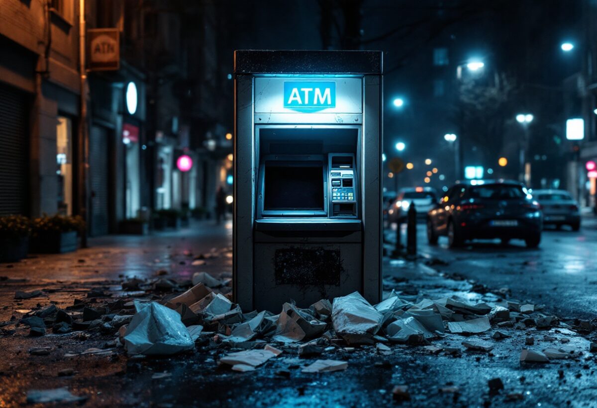 Furto audace a Trenno: esplosione al bancomat in piena notte