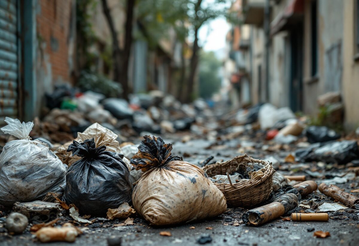 Vandali a Cesano Boscone: incendi di rifiuti e sicurezza in pericolo
