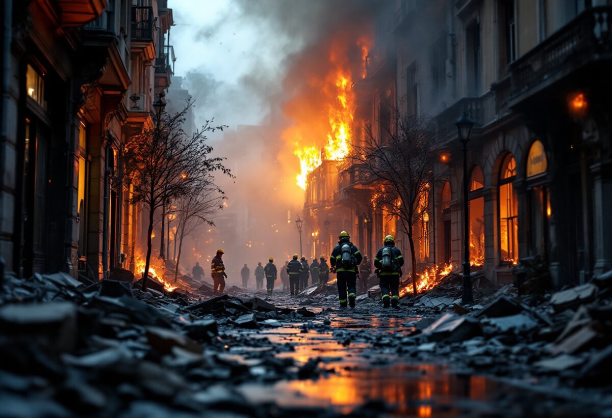 Incendio a Milano: bilancio pesante e intervento tempestivo dei vigili del fuoco