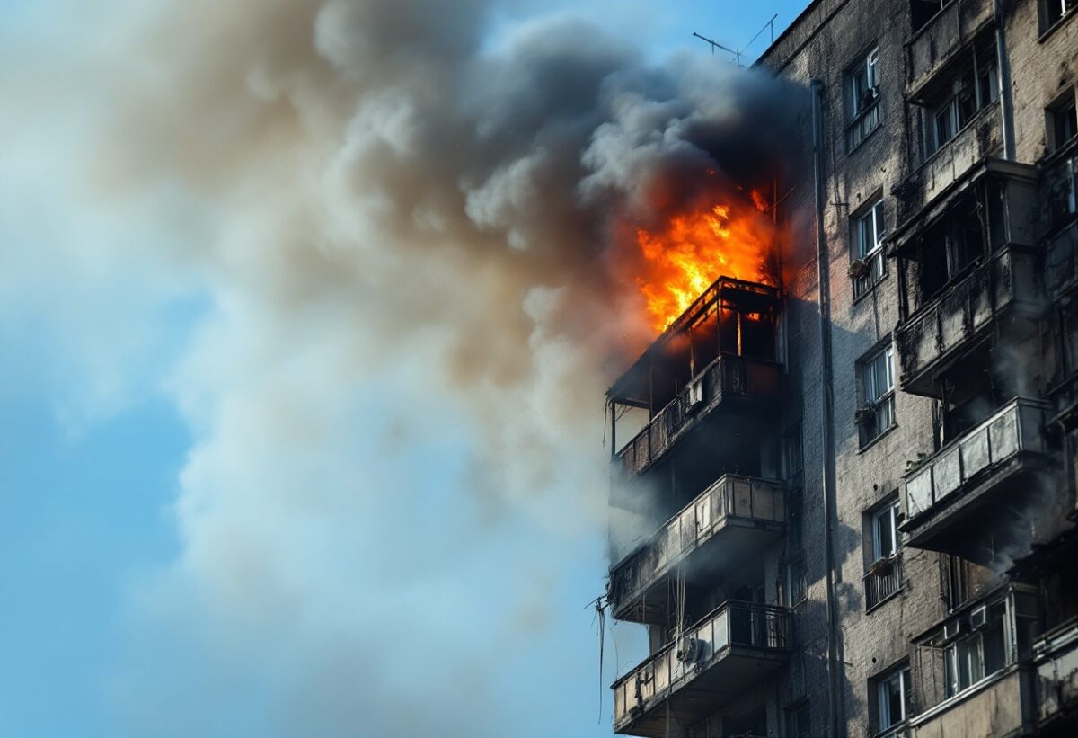 Incendio devastante a Milano: i pompieri in azione con tecnologie innovative