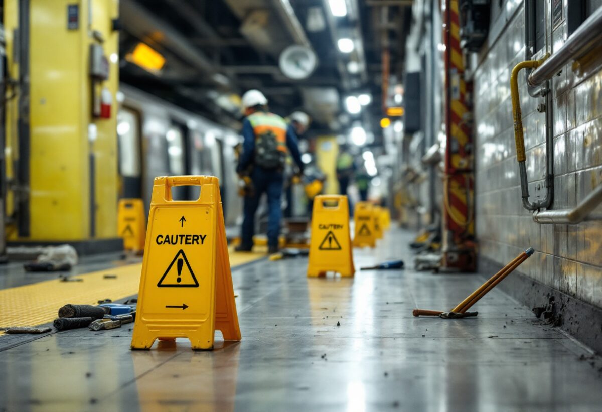 Incidente sul lavoro alla fermata di Famagosta: operaio ferito ma fuori pericolo