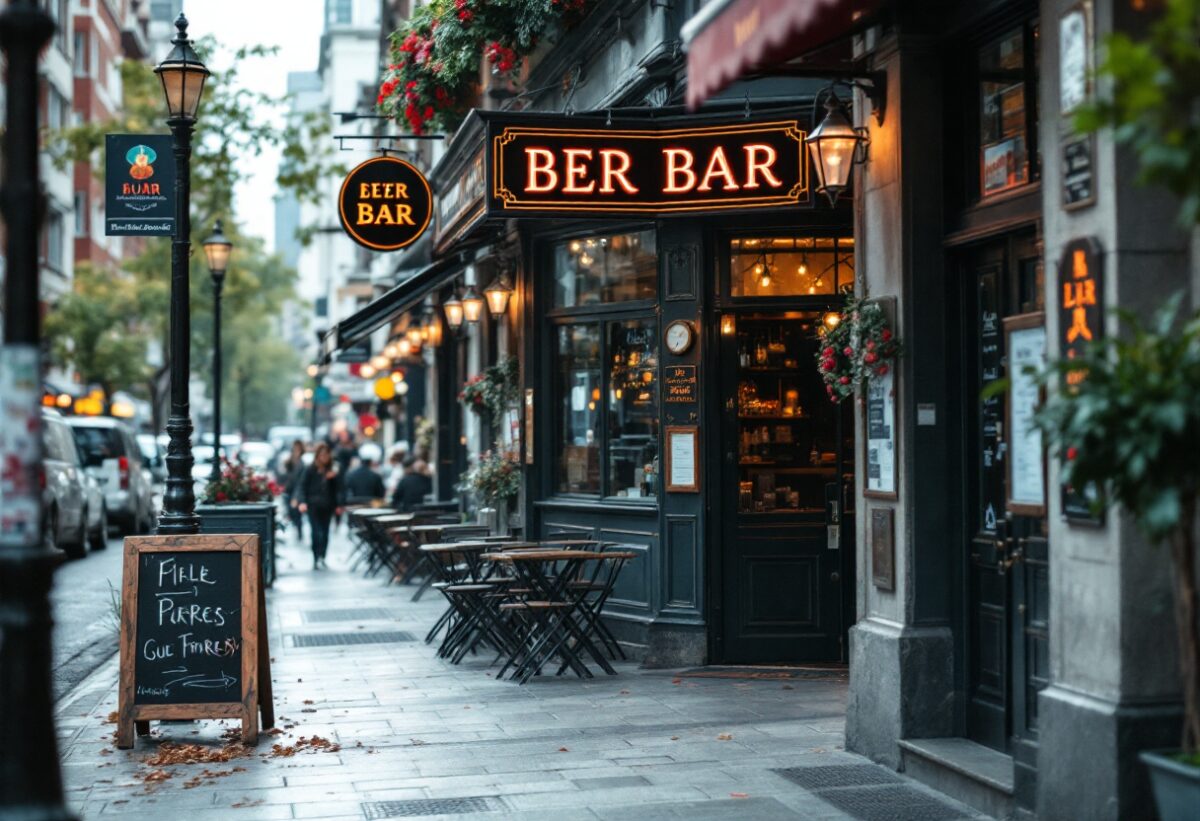 Sospensione della licenza per un bar a Milano per motivi di sicurezza