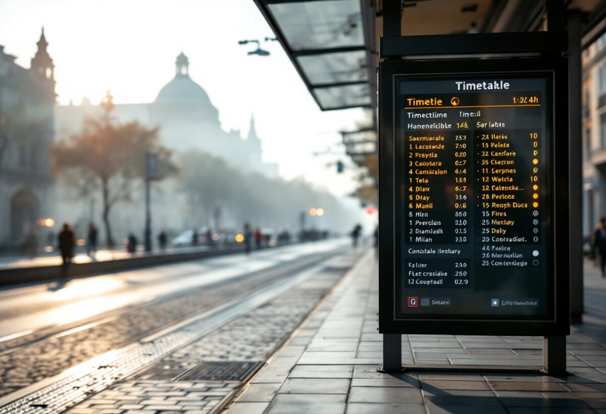 Orari dei mezzi pubblici a Milano per lunedì 24 febbraio 2023