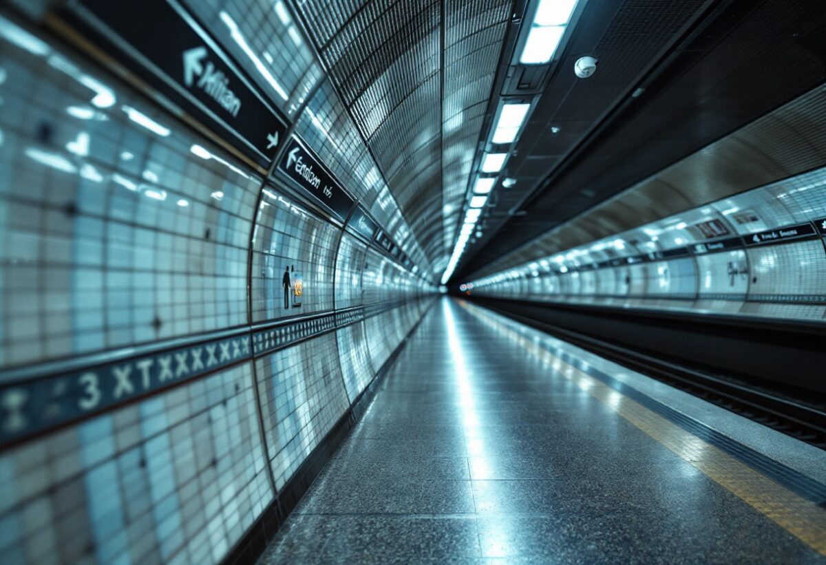 Panico in metropolitana a Milano per un uomo armato
