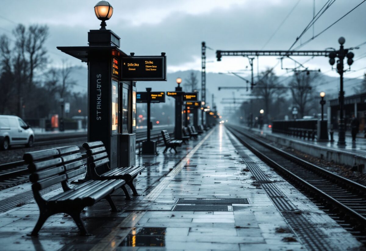 Mercoledì nero: scioperi nei trasporti aerei e ferroviari in Italia