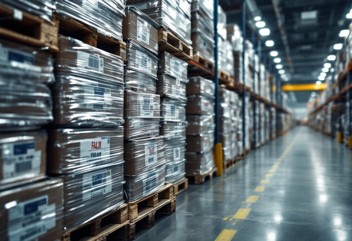 Sequestro di pallets contraffatti a Milano: un’operazione della guardia di finanza