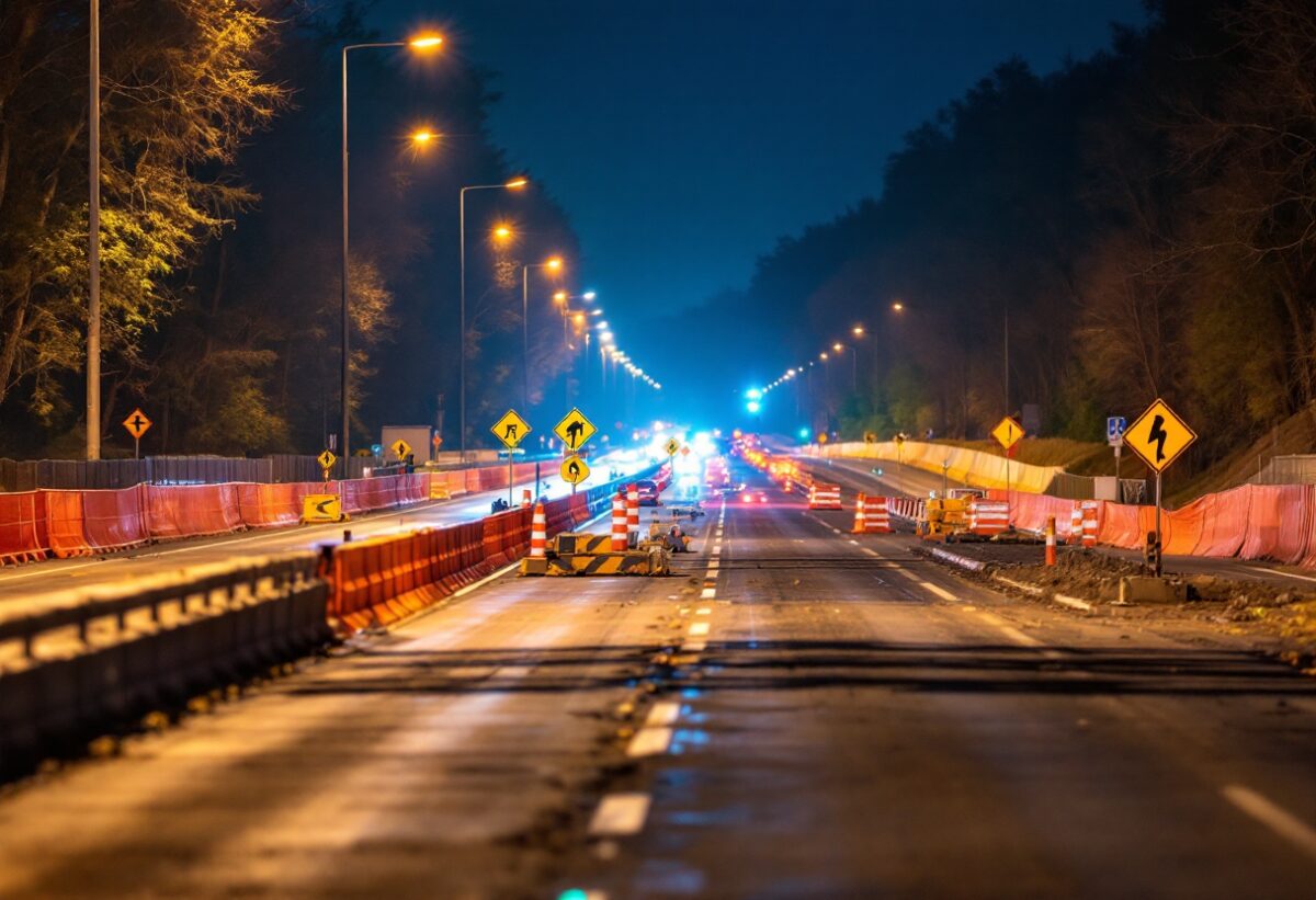 Chiusure notturne sull’autostrada A8 per lavori di manutenzione