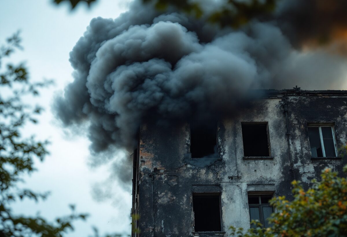 Incendio in una palazzina a Milano: due intossicati e evacuazioni