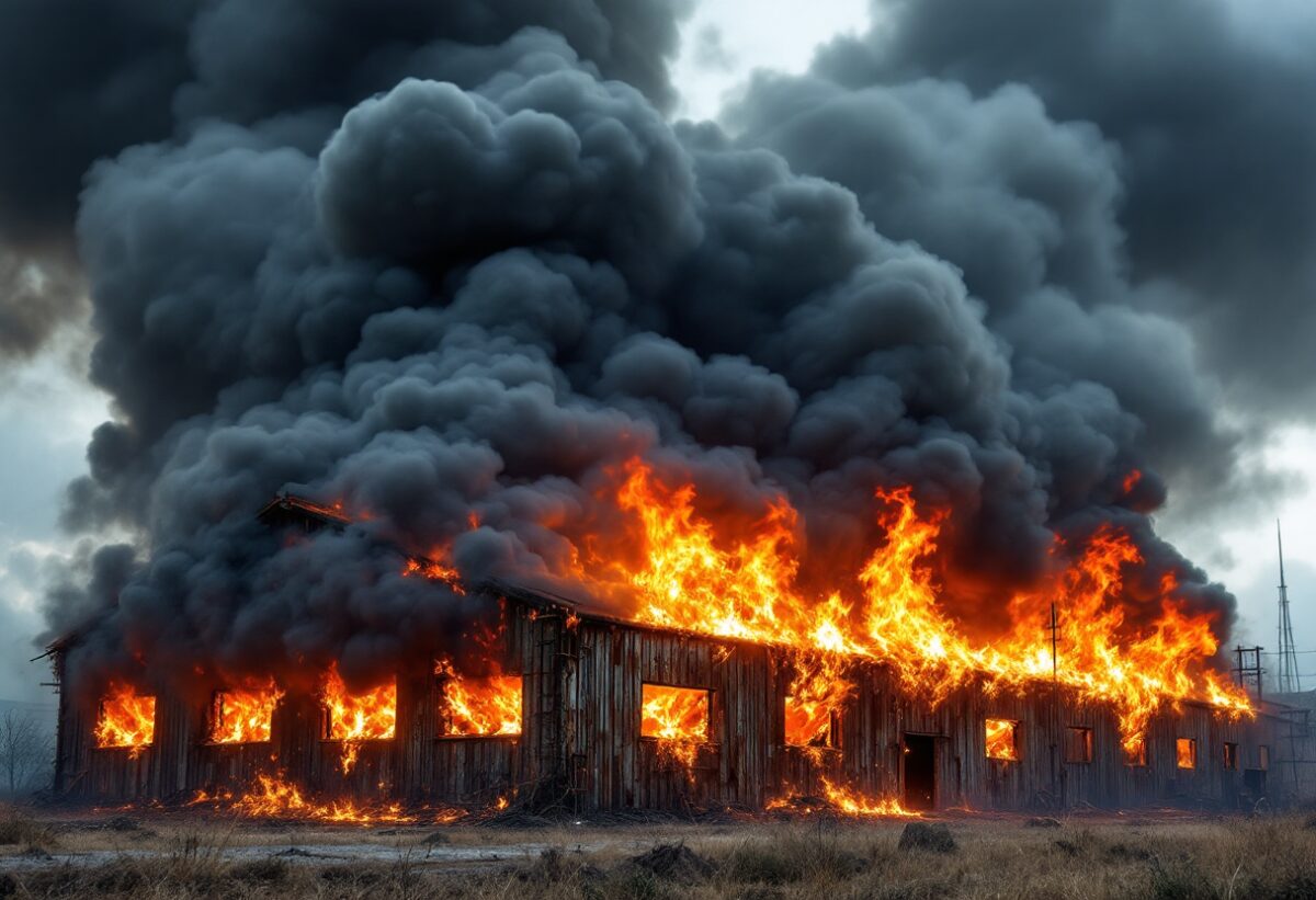 Incendio devastante a Buccinasco: aggiornamenti e misure di sicurezza