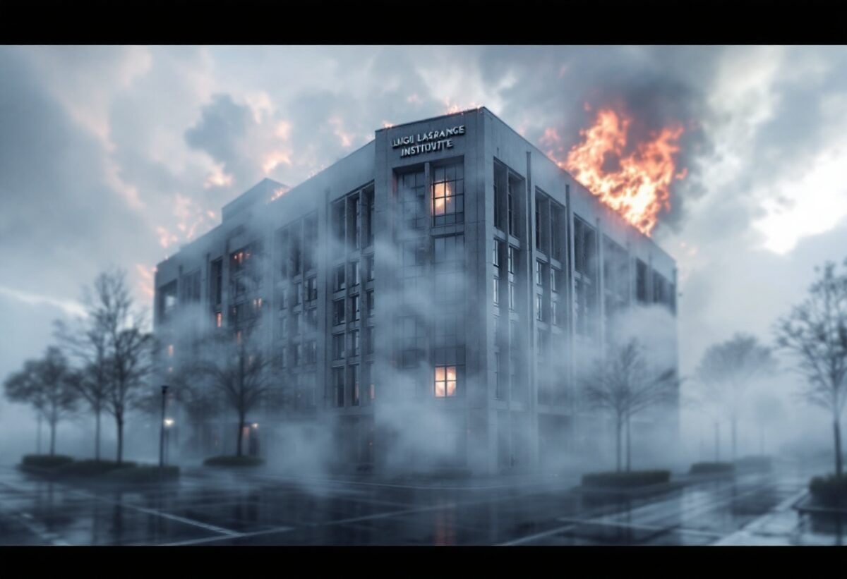 Incendio in una scuola di Milano: evacuazione e intervento dei vigili del fuoco