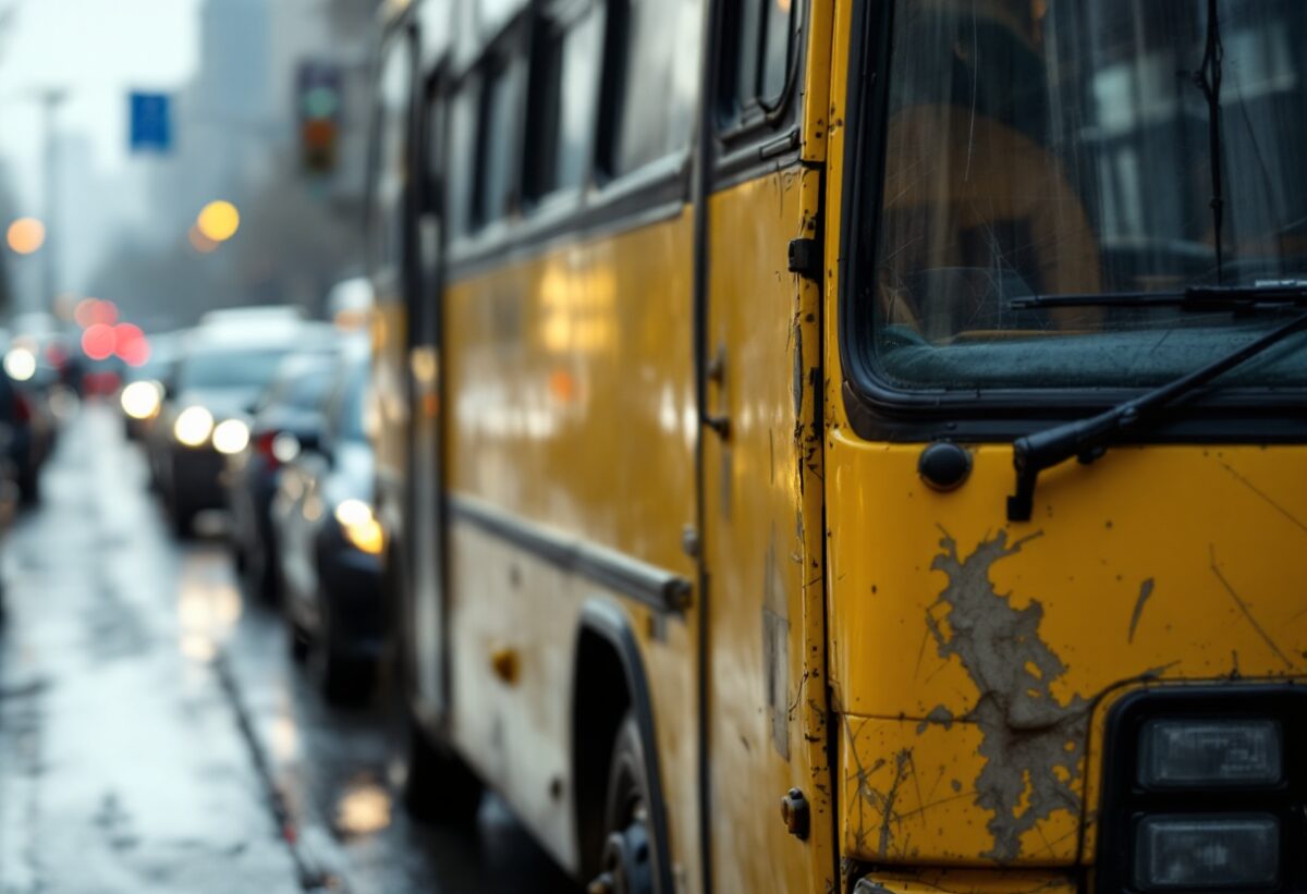 Incidente stradale sull’A4: bus con scolaresca coinvolto
