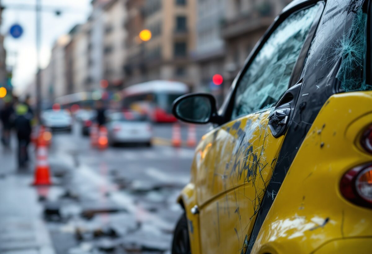 Incidente stradale a Milano: rider gravemente ferito in scontro con auto