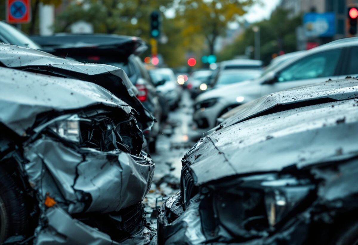 Incidente stradale a Milano: carambola coinvolge diverse auto e feriti