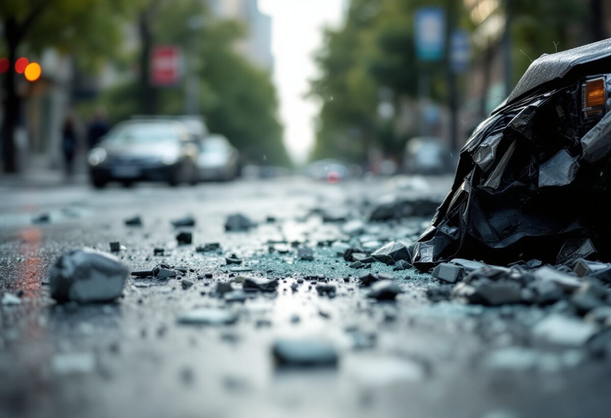 Incidente stradale grave ad Abbiategrasso: due feriti in codice rosso
