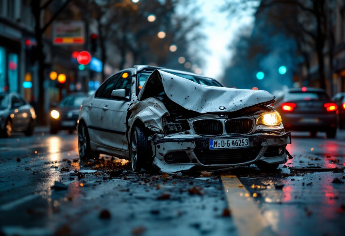 Tragico incidente stradale a Milano: un morto e un ferito grave