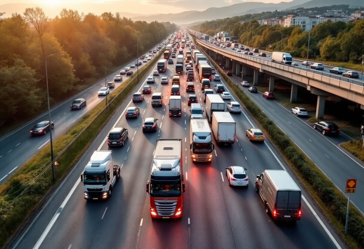 Incidente sulla tangenziale ovest provoca traffico intenso da Rozzano a Buccinasco