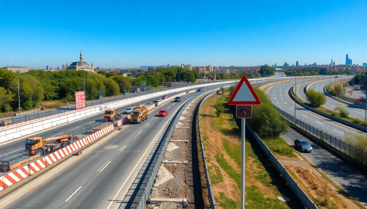 Aggiornamenti sulle chiusure della tangenziale nord di Milano