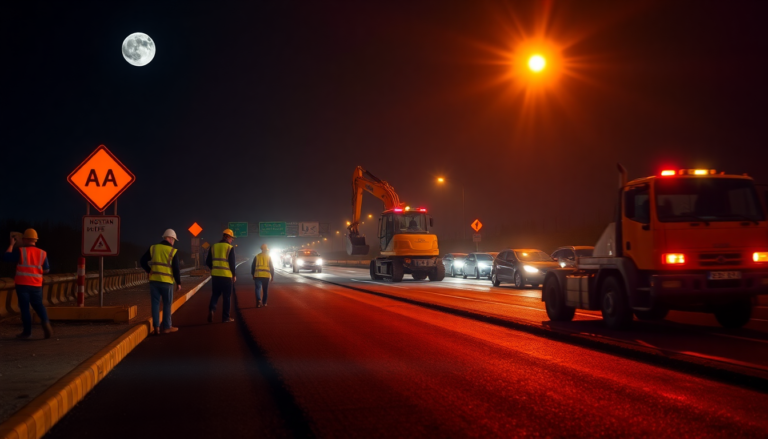 Chiusure stradali notturne: dettagli sui lavori su A7 e A54