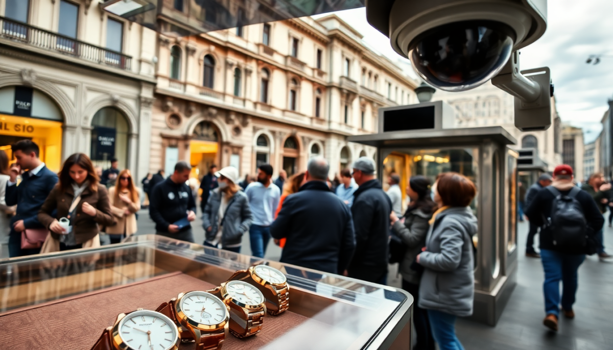 Criminalità a Milano: analisi dei furti di orologi di lusso