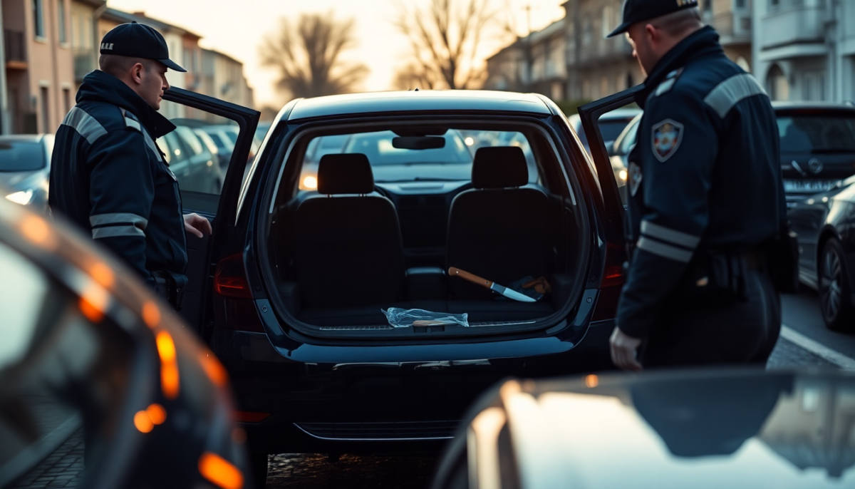 Due arresti a Gaggiano: polizia scopre droga e coltello in auto