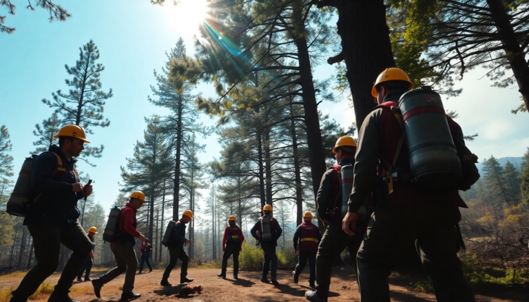 Impegno dei volontari del Parco del Ticino per la lotta agli incendi estivi