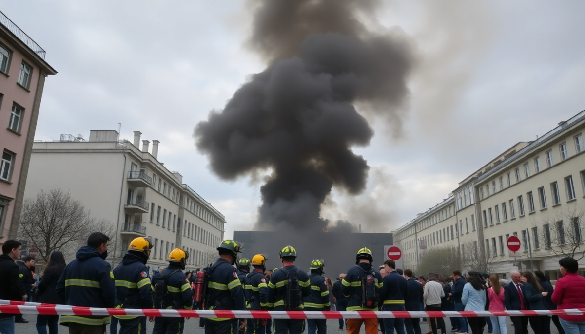 Incendio al Politecnico di Milano: evacuazione urgente e rischio esplosione