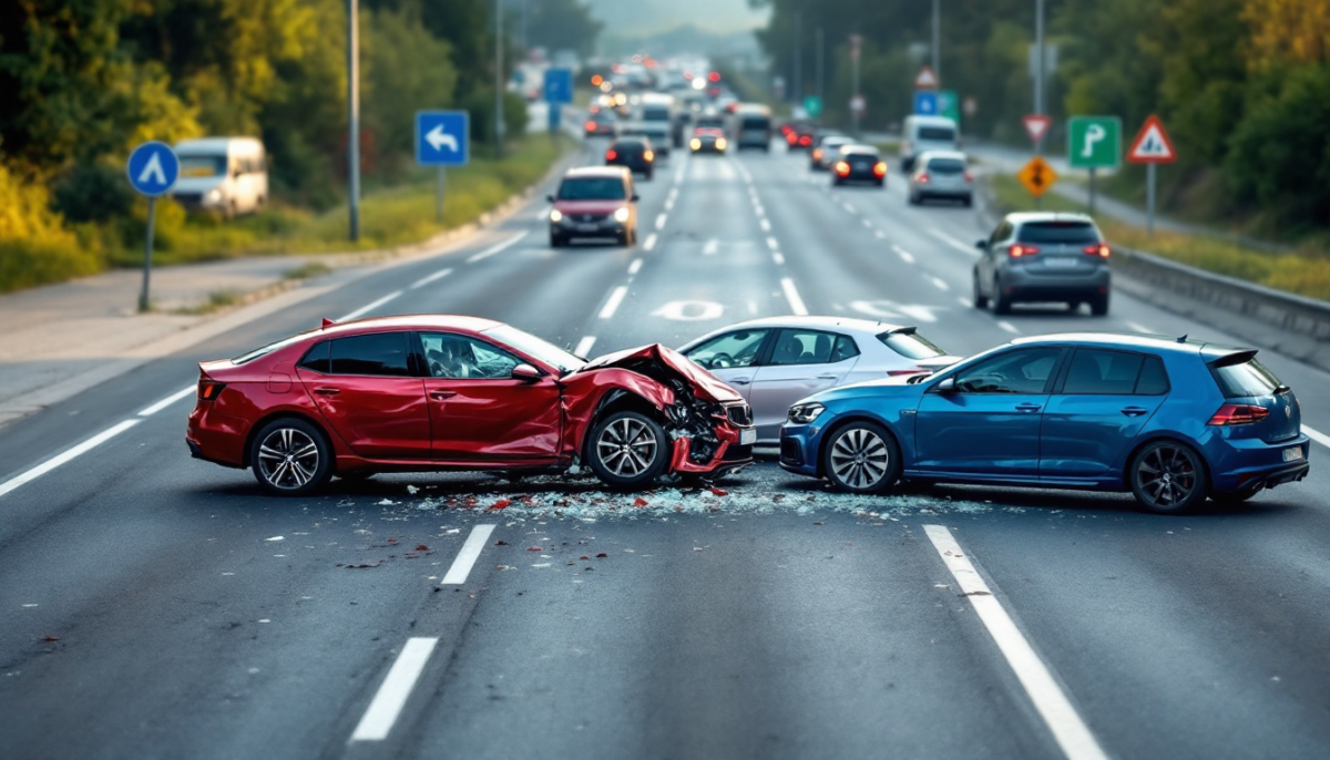 Incidente stradale ad Abbiategrasso: tre auto coinvolte e fiamme nel pomeriggio