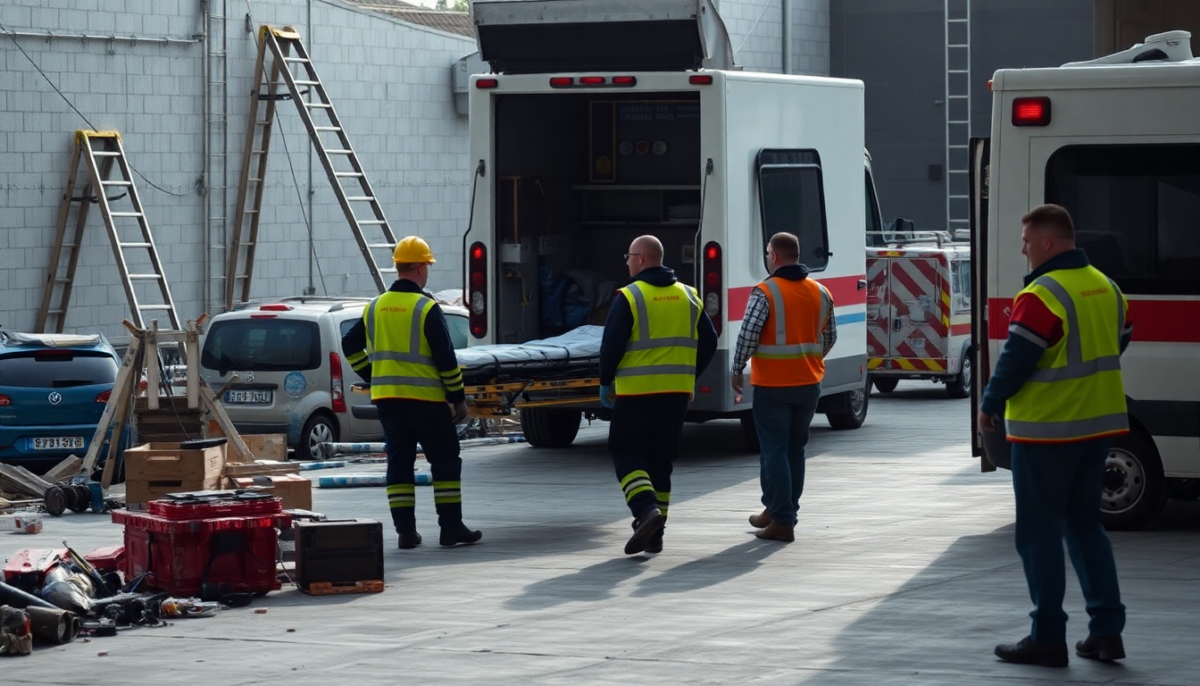 Incidente sul lavoro: uomo di 68 anni trasportato in codice rosso
