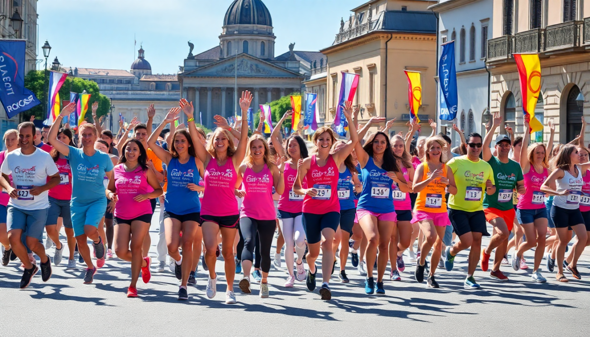 La marcia benefica che unisce danza e solidarietà