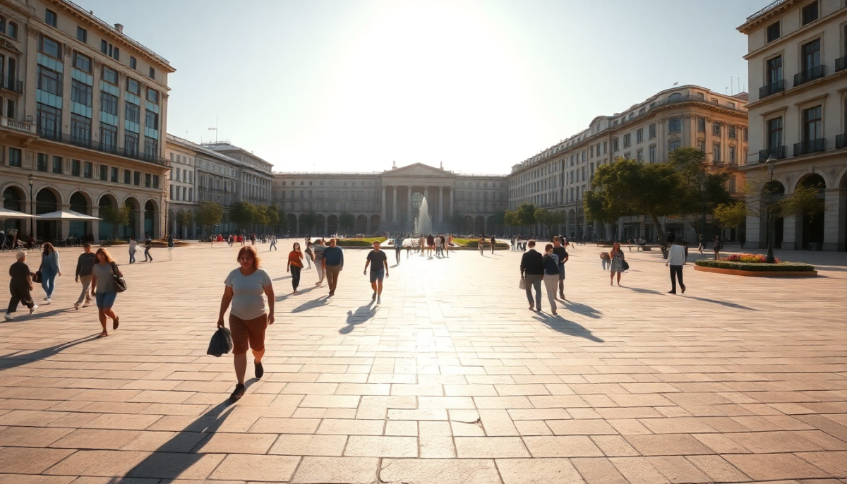 Le nuove piazze di Milano trasformate in trappole di calore nel 2025