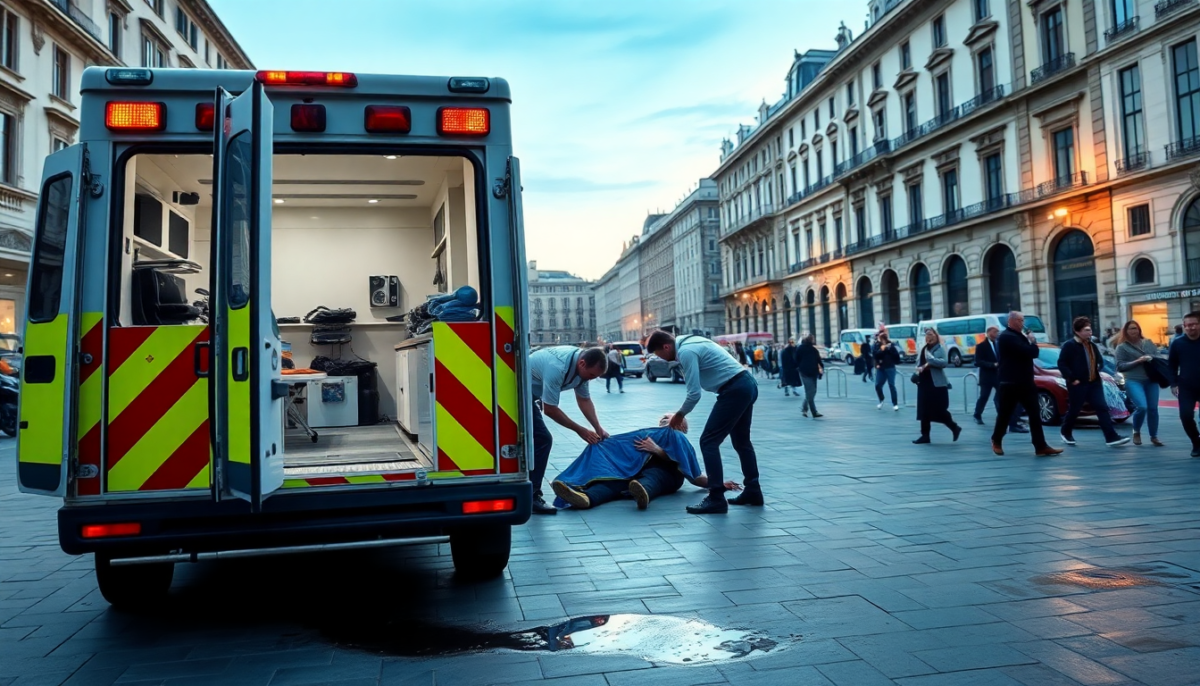 Milano, accoltellamento in piazza della Repubblica