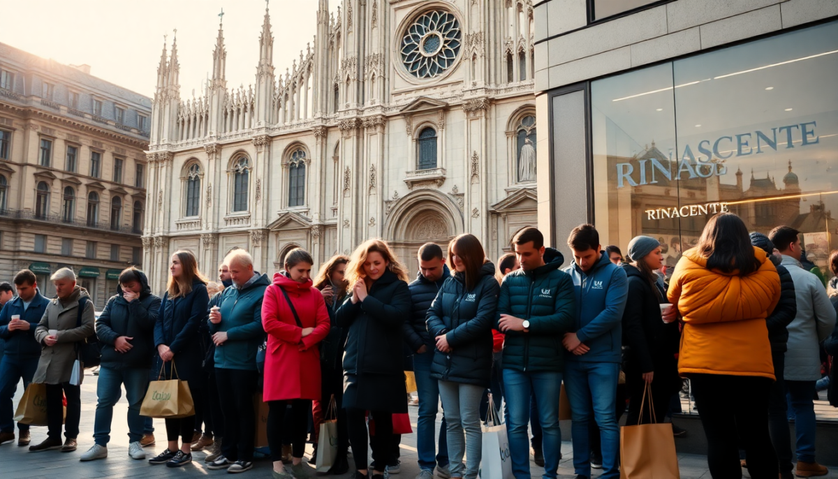 Milano: Fila Incredibile per il Pupazzetto Labubu in Piazza Duomo