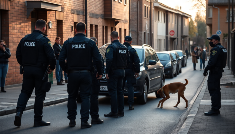 Operazione della polizia contro il traffico di droga a Cusago