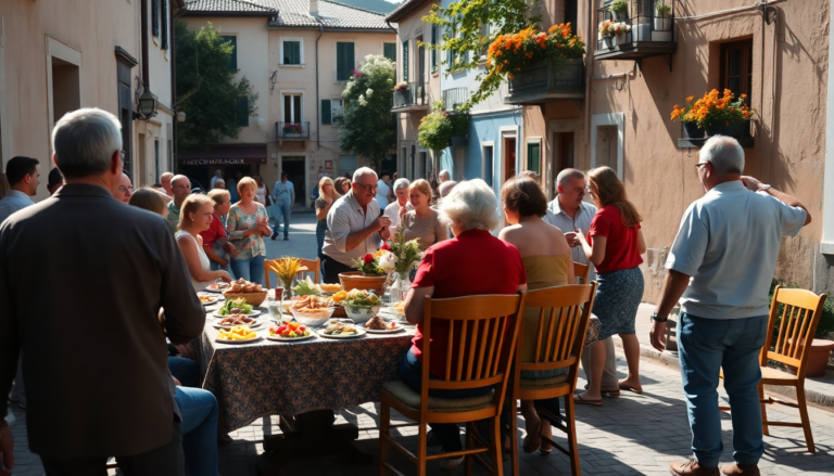 Un tavolo in strada: come la convivialità unisce le comunità