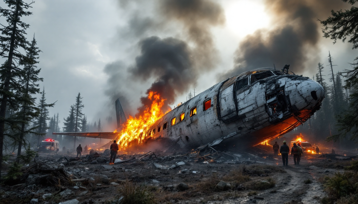 Aereo scomparso in Russia: fusoliera in fiamme ritrovata